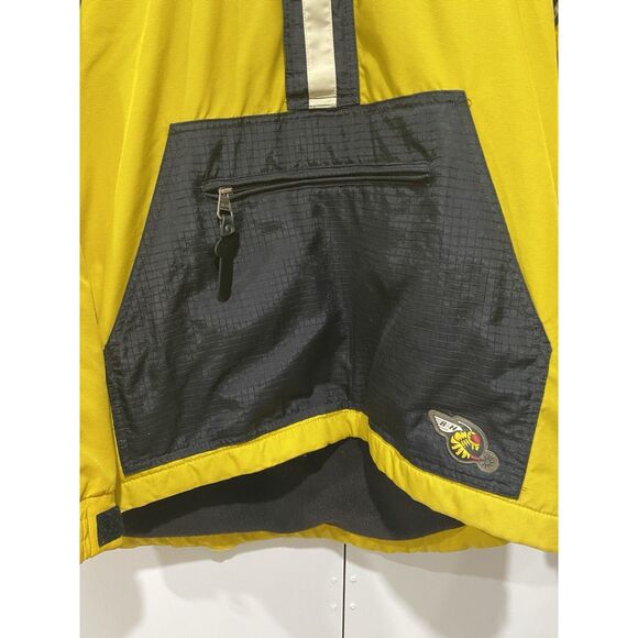 Jordan Grand Prix Jacket Men Large Yellow Black Half Zip Benson Hedges FLAWS - Picture 3 of 16